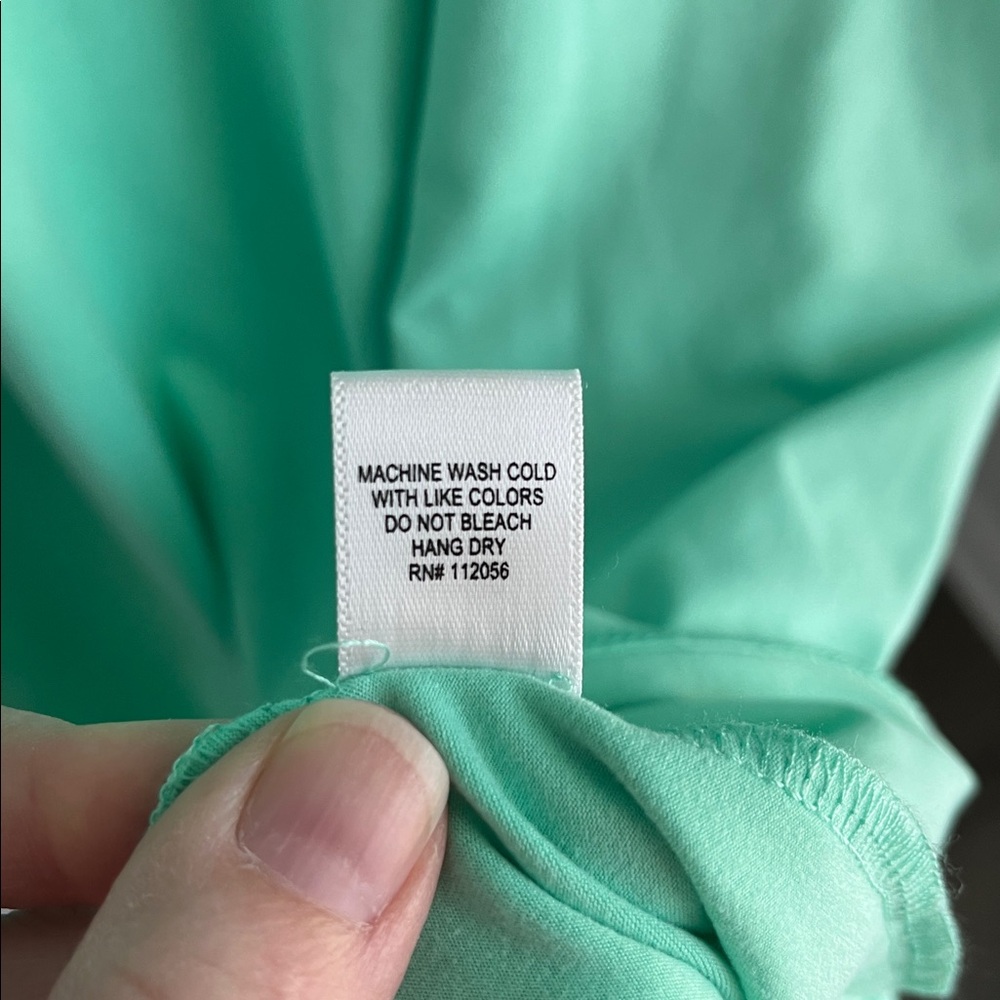 Zenana Outfitters Seafoam V-Neck Dress - Picture 5 of 5